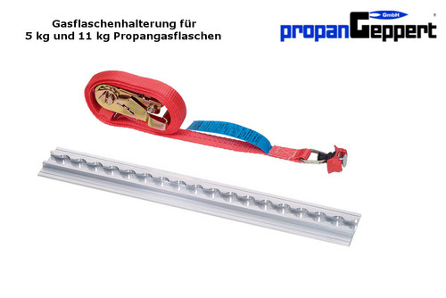 Gasflaschenhalterung für