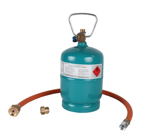 Leere befüllbare gasflasche - leere,