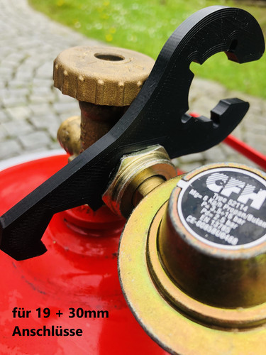 Gasflaschenschlüssel 3in1